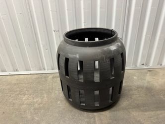 Large Dark Gray Ceramic Lantern