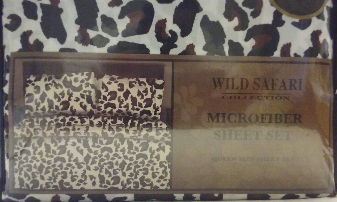 Rare Limited Edition Wild Safari Collection Sheet Set, NEW
-Last ONE