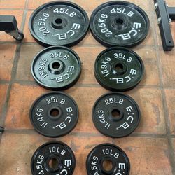240lb Olympic Weight Set 