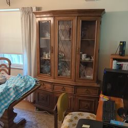 Mid Century China Cabinet 
