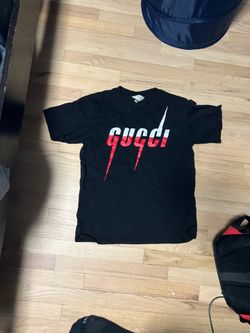 black and red gucci shirt