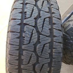 1.    285/70/17.   Bridgestone  95%