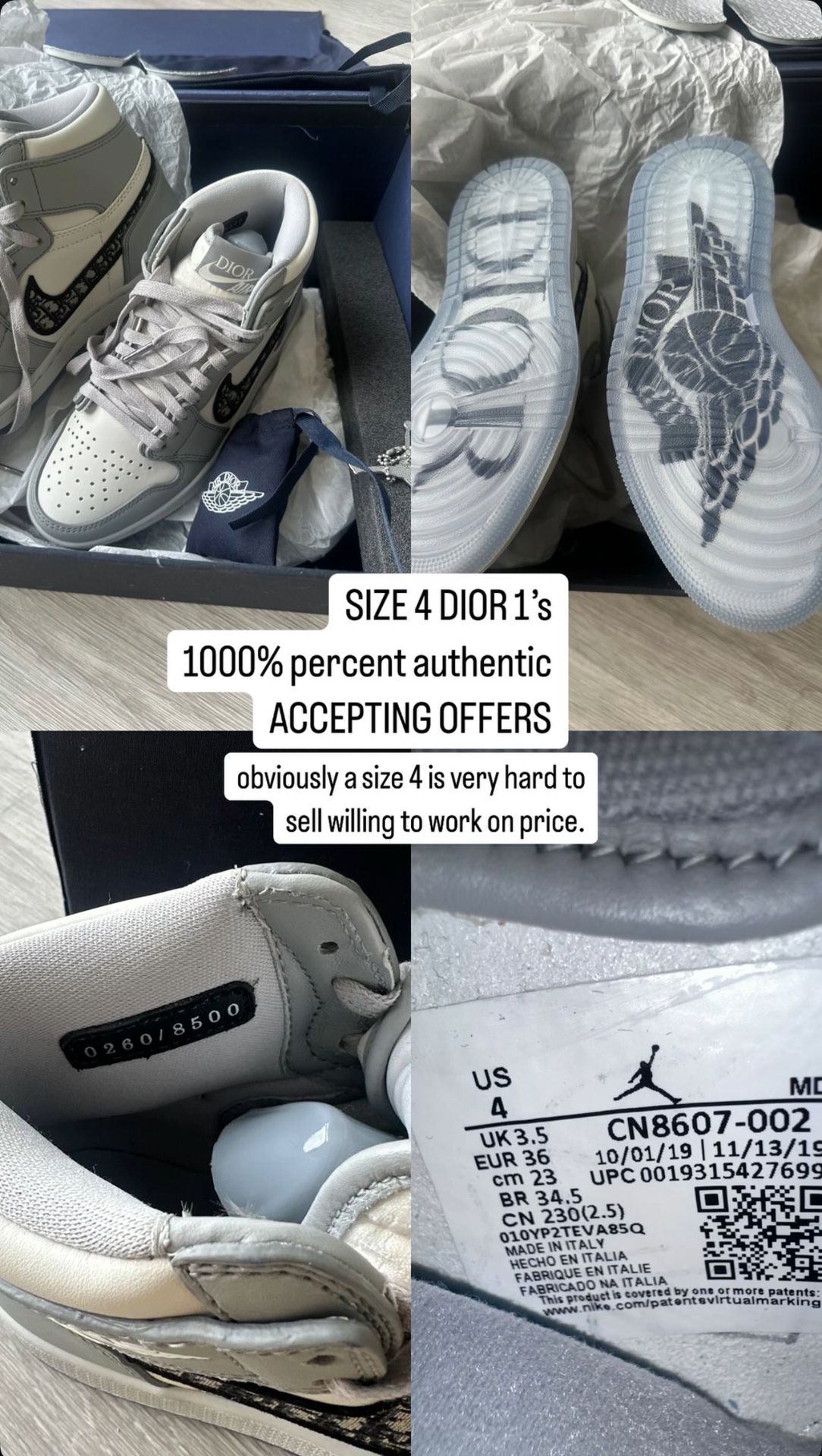 DIOR 1S AIR JORDAN 1$