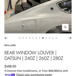 Skillard Datsun 240z 260z 280z  Louvers