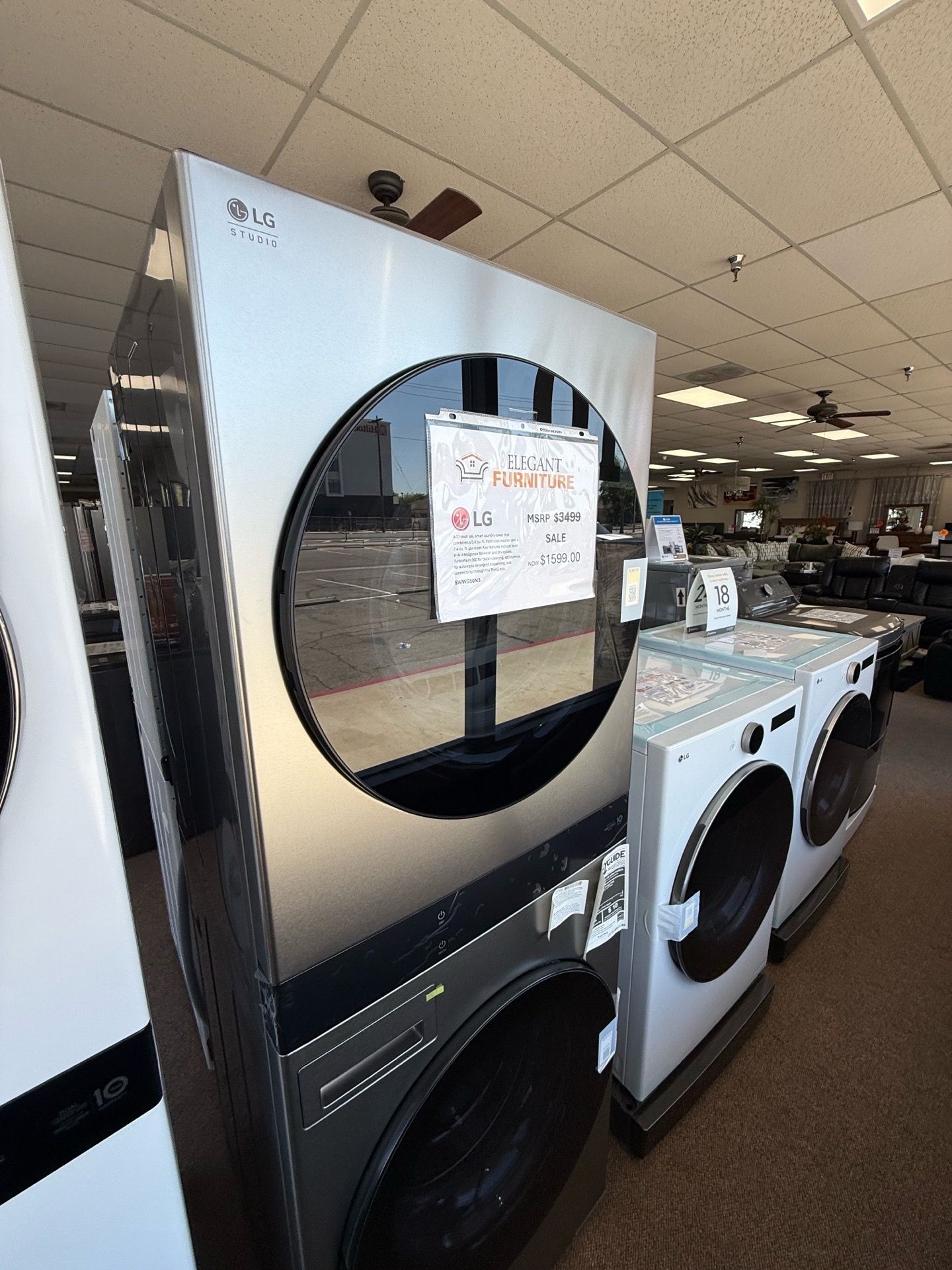 STACKABLE WASHER AND DRYER