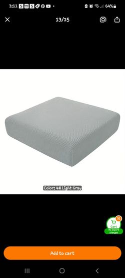 3 light grey couch cushion covers