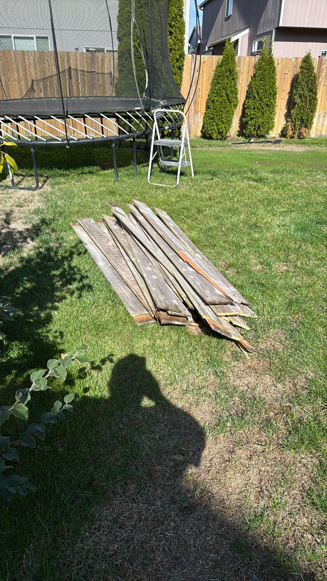 FREE WEATHERED CEDAR BOARDS