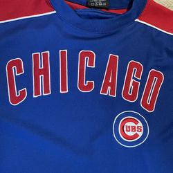 Chicago Cubs Baseball MLB Vintage Stitches Blue Warm Up Jersey Vtg Mens Size XL