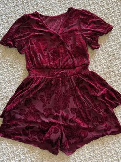 Girls Holiday Romper