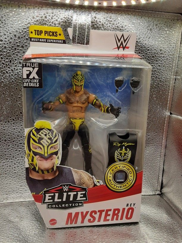 Top picks WWE Rey MYSTERIO ELITE COLLECTION ACTION FIGURE BRAND NEW