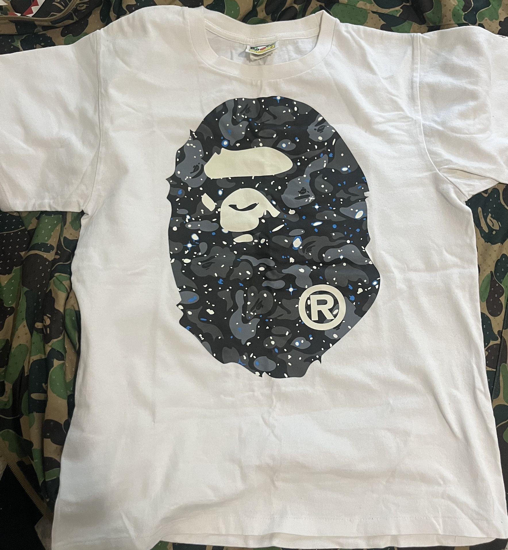 Bape Space Camo T shirt Size S 