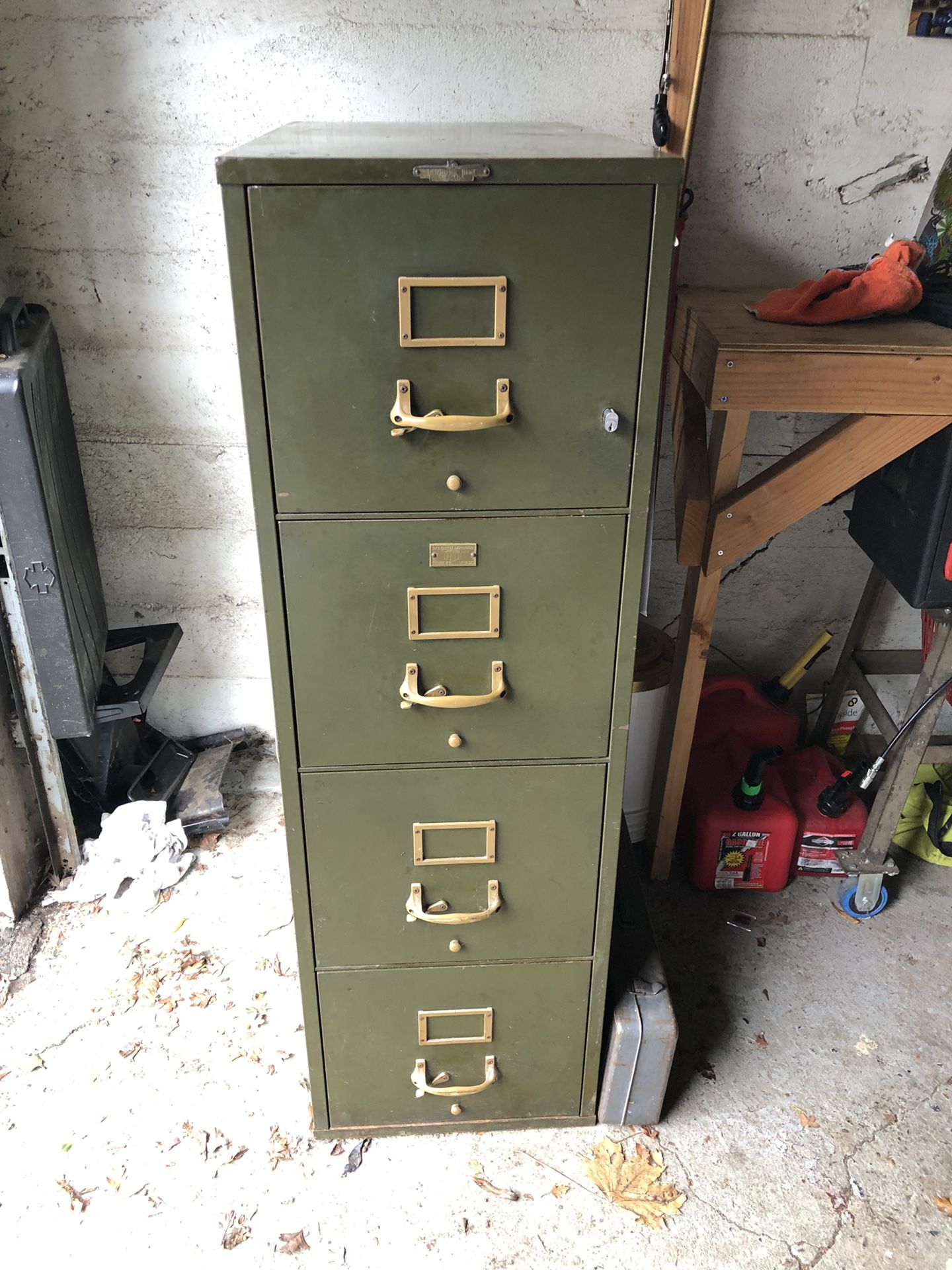 Antique Remington Rand Safe-File Cabinet