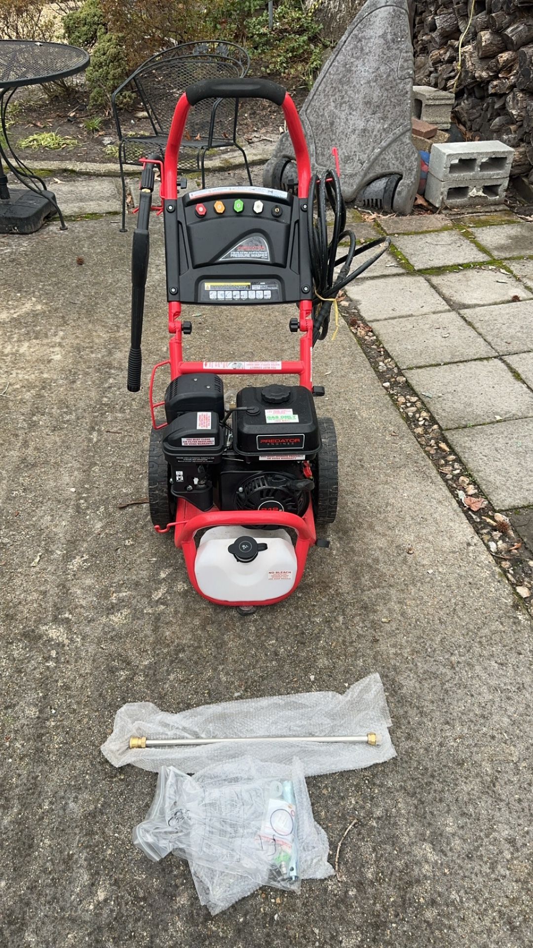 Predator 3100 PSI Pressure Washer