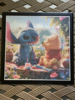 Stitch And Pooh Bear Diamond Painting 
