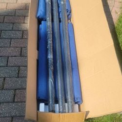 Brand new tegerdeger hammock with stand blue with gray