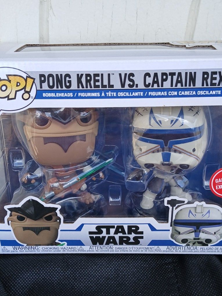 Pop Pong Krell Vs. Captain Rex
