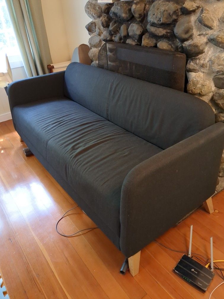 Ikea LINANÄS Sofa Couch Black