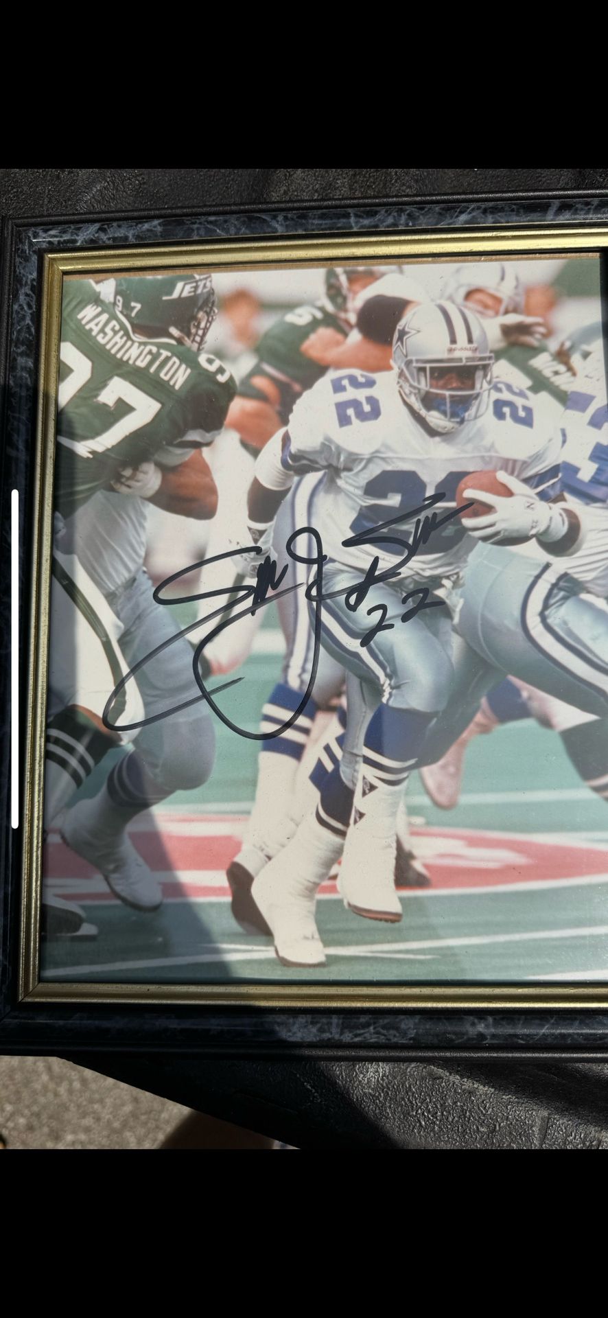Dallas Cowboys Emmitt Smith Autographed Picture