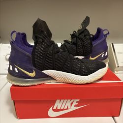 LeBron 18 “Lakers / Black Court Purple” Nike – Size Men’s 13