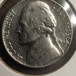 Rare 1964 Jefferson Head Nickel