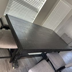 6 Foot Long Table. Solid Wood.