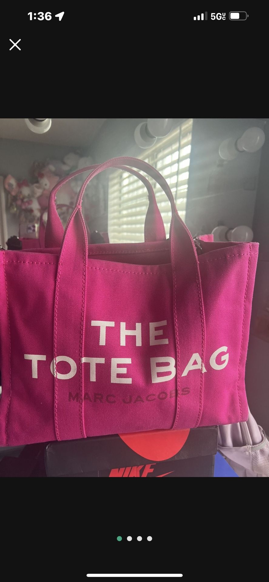 Tote Bag Pink Large