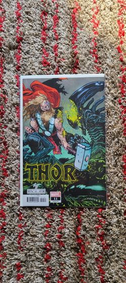 Marvel Thor Vs Alien Comic Book Cover
