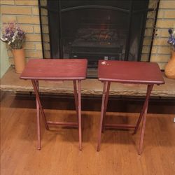 Set of 2 TV Trays / TV Tray Tables