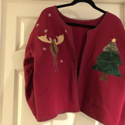 Women’s Handcrafted Christmas Sweatshirt