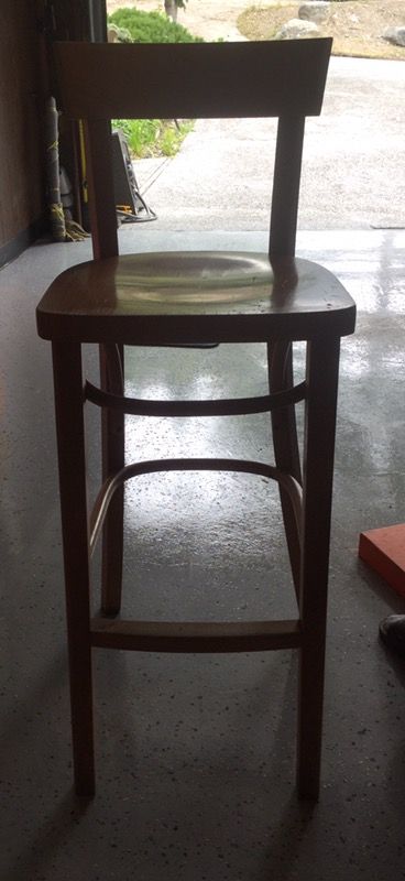 IKEA bar stool with back rest