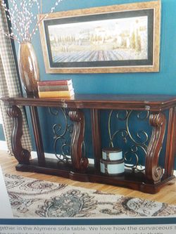 Signature Ashley Sofa console table new