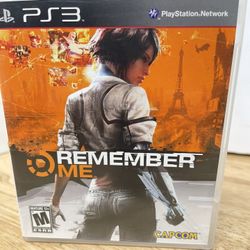 PS3-Remember Me-Disc+Case