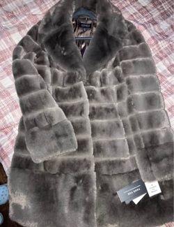 Jones New York Faux Fur Coat
