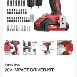 20V Low Impact Driver Kit