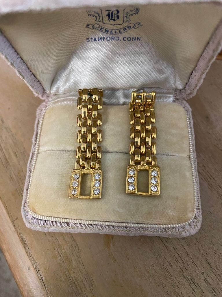 Aretes Laminados Diseño Manilla Chispa Joyería Antigua