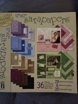 12" x 12" Sarapapers