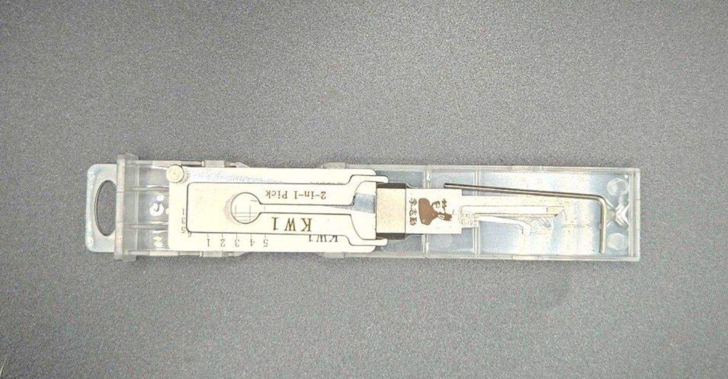 Lishi Kwikset KW1 KW5 2-in-1 Pick And Decoder Locksmith Combo Pack Genuine Lishi