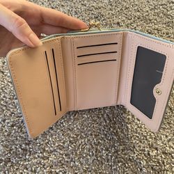 Small Blue Wallet