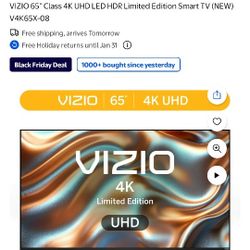 Vizio 65 Inch 4k Smart Tv 