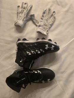 Under Armor Cleats and Gloves