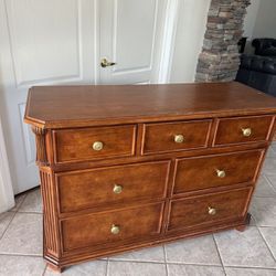 Solid Wood Dresser 54” Long By 20” Deep By 36” Tall 
