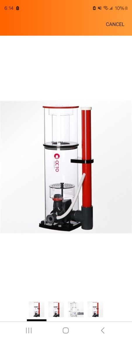 Reef Octopus Classic 150SSS 6" Internal Space Saving Protein Skimmer 