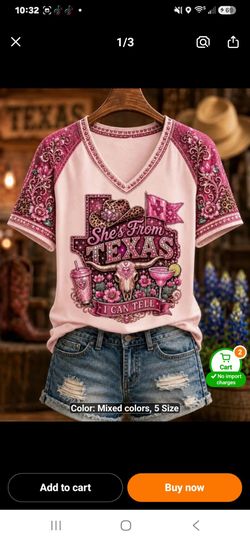 SHES FROM TEXAS SHIRTS