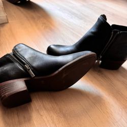 Lucky Brand Black Ankle Boots 7.5