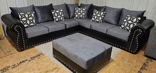 New couchs sectional ,ottoman and chair