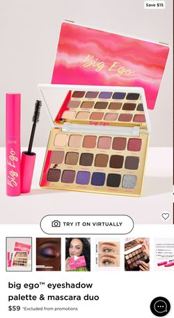 Tarte big egoâ„¢ eyeshadow palette & mascara duo