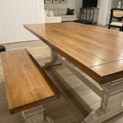 Dining Table and bench