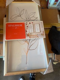 Opalhouse 2-Pack Botanical Line Art Prints