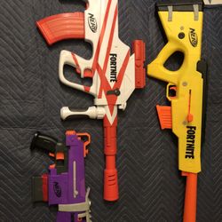 Nerf Guns!  All In Working Order.  Buy Singles Or Save On Many!  Pegboard Too