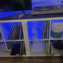 Custom Cube Shelves with Lights